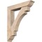 Ekena Millwork Merced Traditional Smooth Bracket w/ Offset Brace, Douglas Fir, 7 1/2"W x 38"D x 44"H BKT0806X38X44MRC01SDF - alternate 1